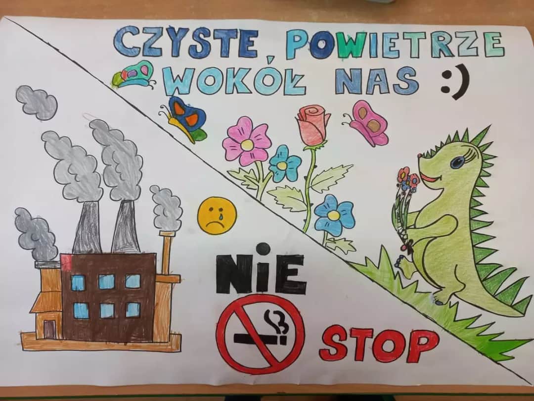 Plakaty Czyste Powietrze do pobrania – wspieraj czyste powietrze w szkołach