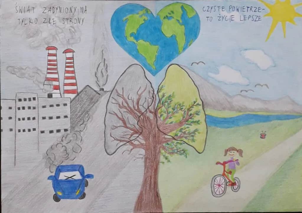 Jak dbać o czyste powietrze plakat - praktyczne pomysły i porady